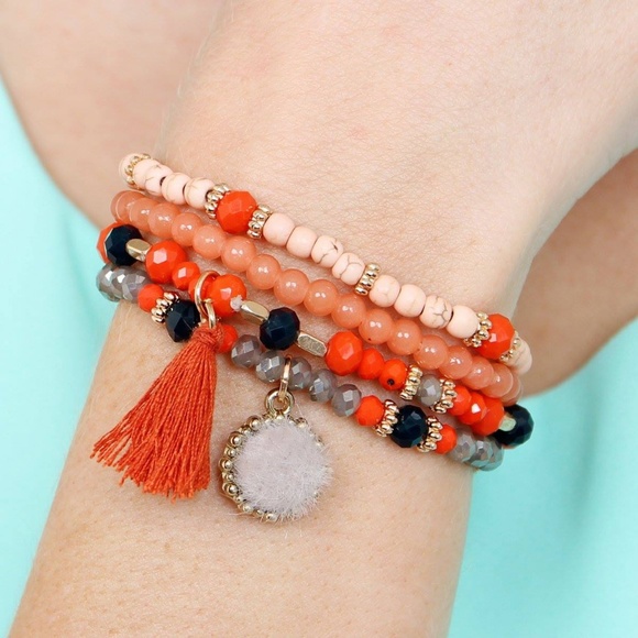 SUNBURST BRACELET STACK SET - Picture 6 of 7